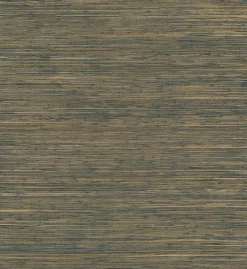 Brewster/ASP 2972-86111 Shuang Teal Handmade Grasscloth Wallpaper