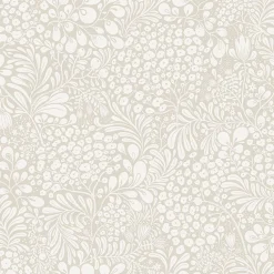Brewster/ASP 2932-65131 Siv Dark Grey Botanical Wallpaper