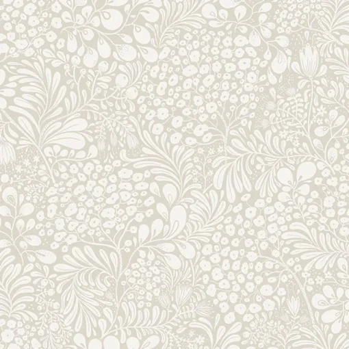 Brewster/ASP 2932-65131 Siv Dark Grey Botanical Wallpaper
