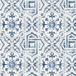 Brewster 3120-12332 Sonoma Blue Beach Tile Wallpaper