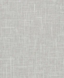 Brewster 2830-2753 Stannis Grey Linen Texture Wallpaper