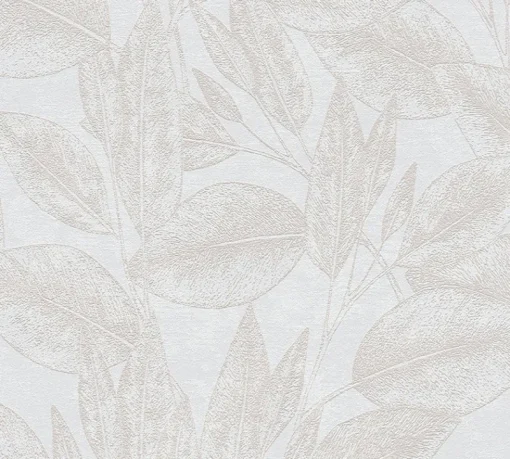 Brewster 4035-37836-1 Suki Cream Leaves Wallpaper