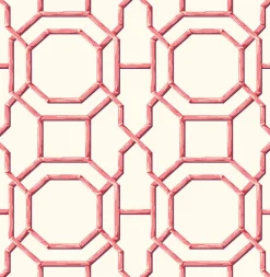 Brewster/ASP 2744-24152 Summer Coral Trellis Wallpaper