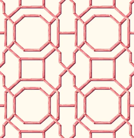 Brewster/ASP 2744-24152 Summer Coral Trellis Wallpaper
