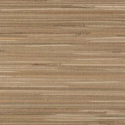 Patton 488-435 Tan Beige Natural Grasscloth Wallpaper