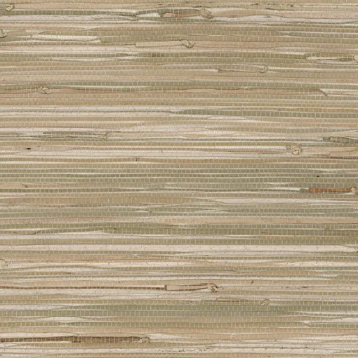 Patton 488-403 Tan Cream Natural Grasscloth Wallpaper