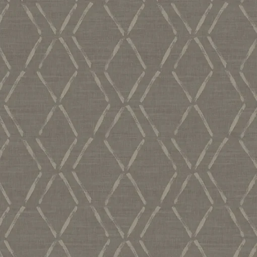 Brewster 3118-12654 Tapa Brown Trellis Wallpaper
