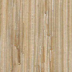 Brewster 4018-0031 Tereza Silver Foil Grasscloth Wallpaper