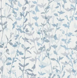 Brewster/ASP 2964-25966 Thea Blue Floral Trail Wallpaper