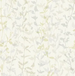 Brewster/ASP 2964-25933 Thea Light Grey Floral Trail Wallpaper