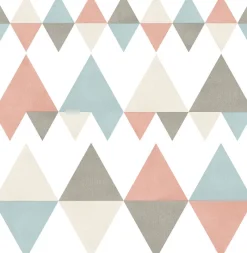 Brewster/ASP 2821-25131 Trilogy Coral Geometric Wallpaper