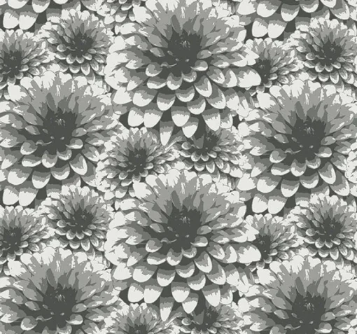 Brewster/ASP 2861-87518 Umbra Charcoal Floral Wallpaper