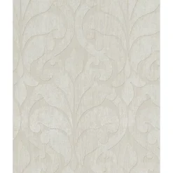 Brewster 376004 Vallon Khaki Damask Wallpaper