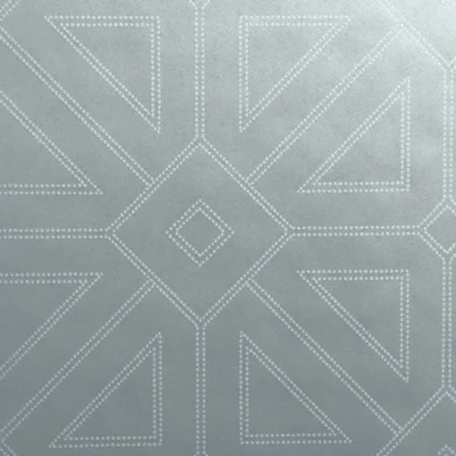 Brewster/ASP 2902-87334 Voltaire Silver Geometric Wallpaper