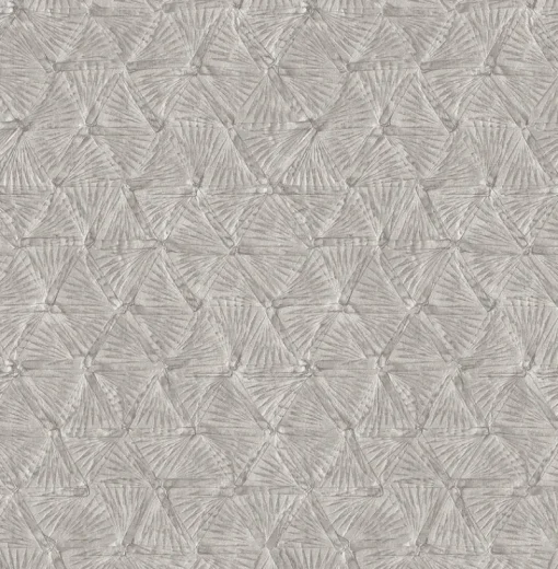 Brewster/ASP 2970-26115 Wright Pewter Textured Triangle Wallpaper