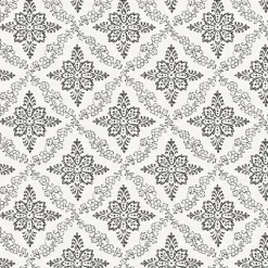 Brewster 3119-13534 Wynonna Black Geometric Floral Wallpaper