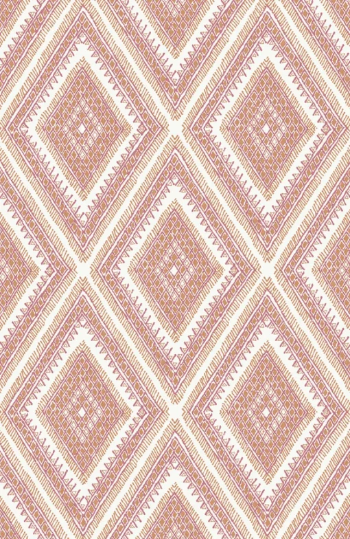 Brewster/ASP 2969-26015 Zaya Orange Tribal Diamonds Wallpaper