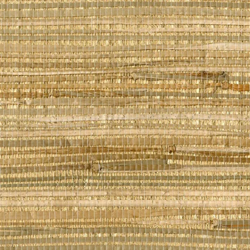 Brewster 4018-0055 Zoho Neutral Foil Grasscloth Wallpaper