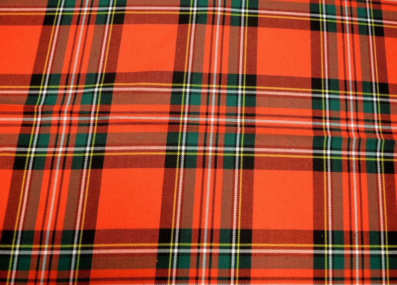 Covington Ancient Stewart 31 Red Fabric