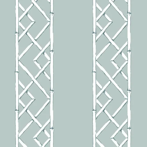 Brewster/ASP Aqua Latticework Wallpaper