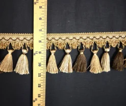 Trimland ART 1398 Brown Taupe Tassel Trim Fringe