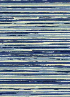 Laura Kiran Artstripe Print Oceana Fabric