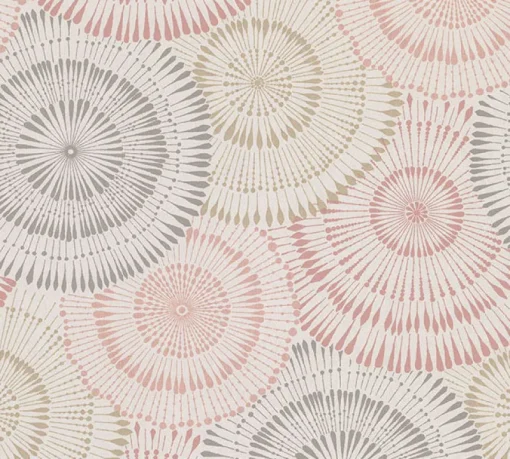 Brewster 2909-AW87740 Howe Coral Medallions Wallpaper