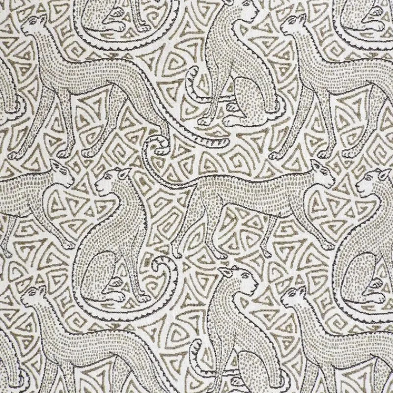 Regal Bastet Mushroom Fabric