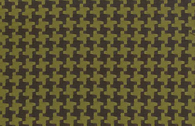 Laura Kiran Big Houndstooth Chocolate Clay Fabric