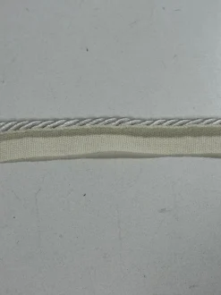 Stock/Parisia BIR806/3 White 1/4 inch Twisted Lipcord Trim