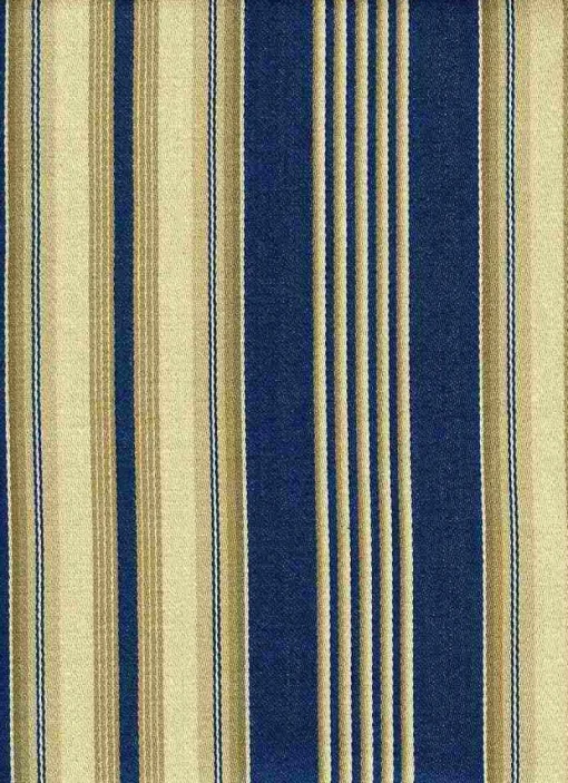 Laura Kiran Bordeaux Stripe Royal Blue Fabric