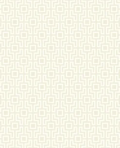 Brewster/ASP Boxwood Neutral Geometric Wallpaper