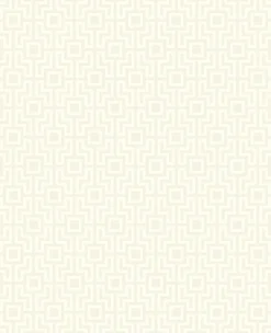 Brewster/ASP Boxwood Platinum Geometric Wallpaper