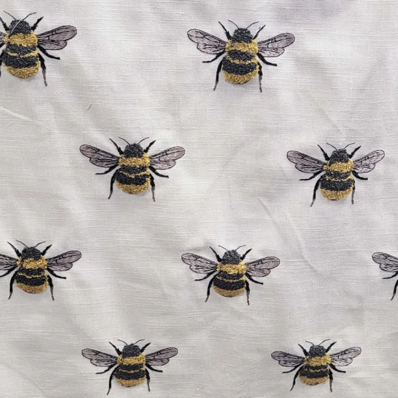 Stock/SMC/TFA Busy Bee Honey Swavelle Mill Creek Embroidered Bee Fabric