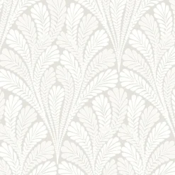 York BW3952 Neutral Pearl Shell Damask Wallpaper