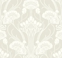 York/AV CA1568 Beiges Nouveau Damask Wallpaper