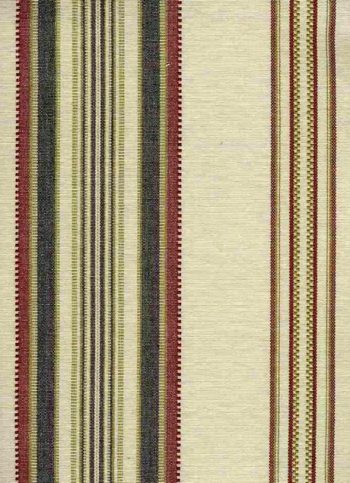 Laura Kiran Casablanca Stripe Natural Fabric