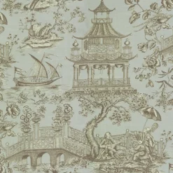PKaufmann_inc/PKL Chinoiserie Toile 750700 Spa Williamsburg PK Lifestyles Fabric