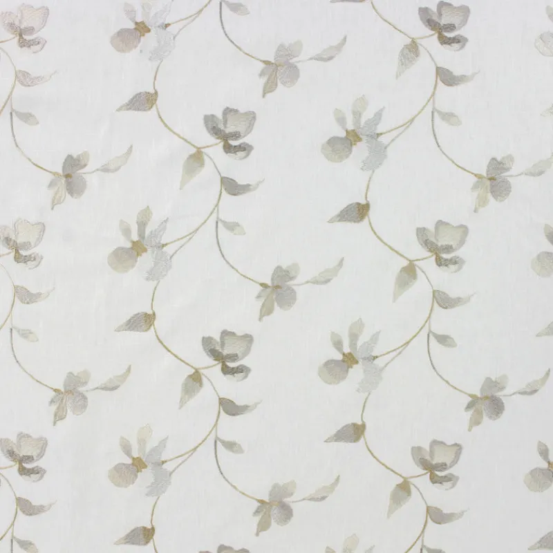 Richloom Clem Silver Fabric