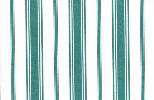 Laura Kiran Coastal Stripe Turquoise Fabric