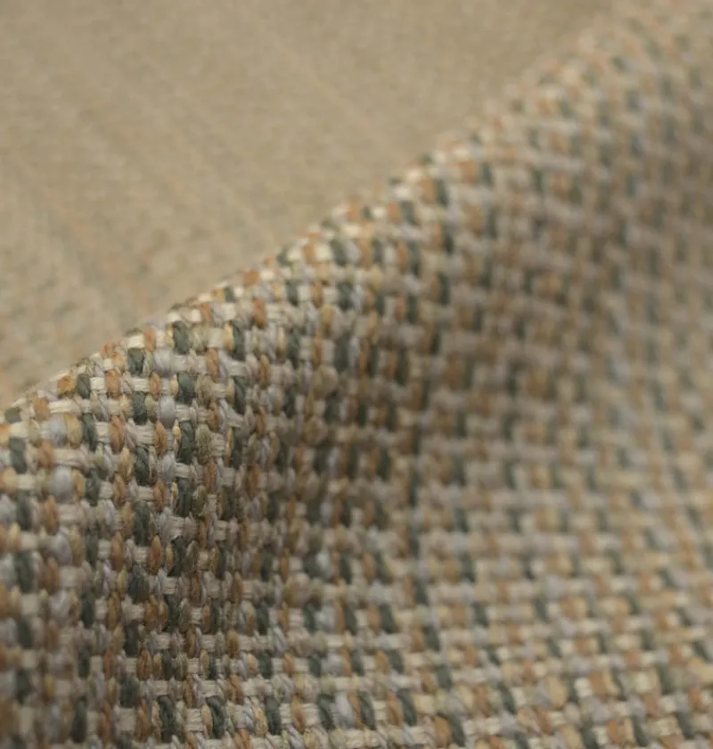 Valdese Crhom Huddle Coffee Fabric