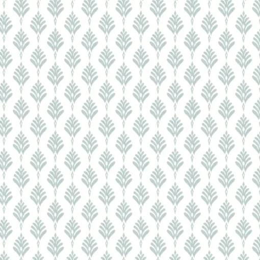 York CV4460 Light Gray French Scallop Wallpaper