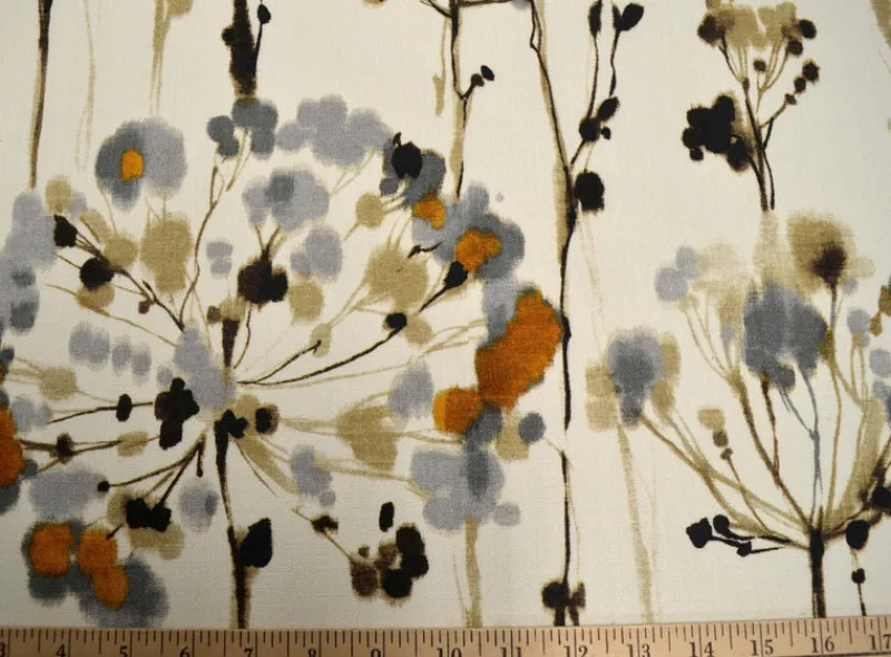 Stock/Bartson Dandelion Slate Bartson Fabric