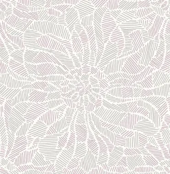 Brewster/ASP Daydream Purple Abstract Floral Wallpaper