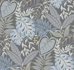 Brewster/ASP Denim Jasmine Wallpaper