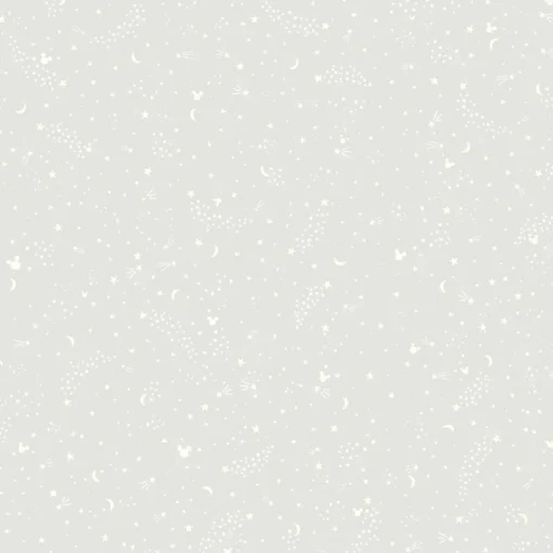 York DI0987 Gray Disney Mickey Mouse Star Wallpaper