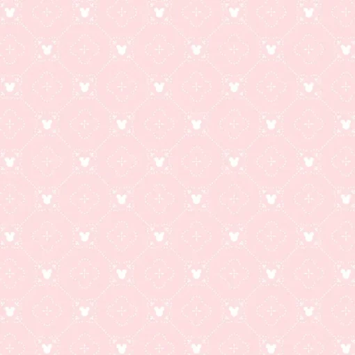 York DI0979 Pink Disney Mickey Mouse Argyle Wallpaper