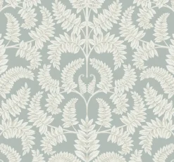 York DM4964 Green Royal Fern Damask Wallpaper
