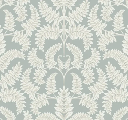 York DM4964 Green Royal Fern Damask Wallpaper