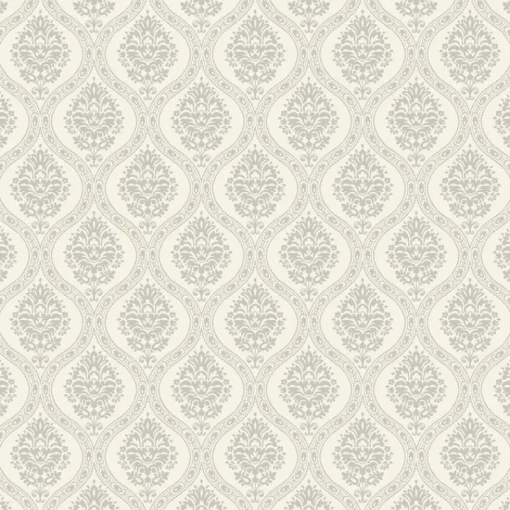 York DM5027 Taupe Petite Ogee Wallpaper